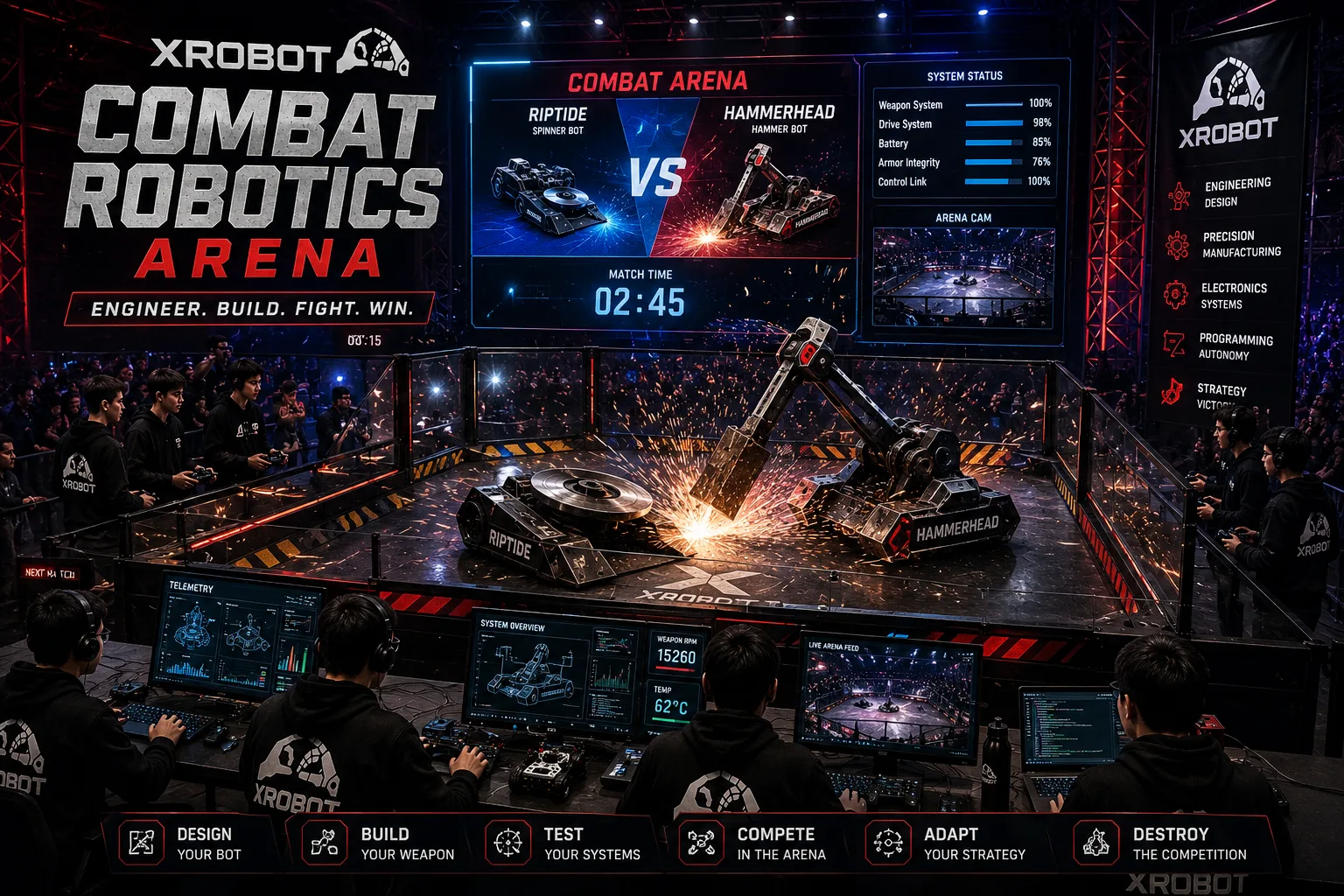 XROBOT Combat Robotics Arena