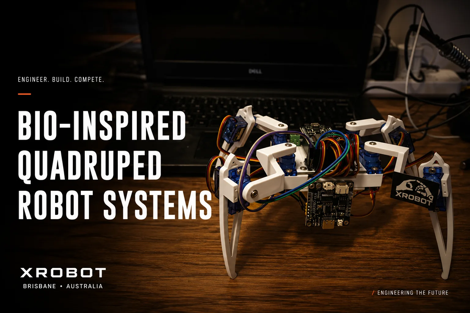 Bio-Inspired Quadruped Spider Robot