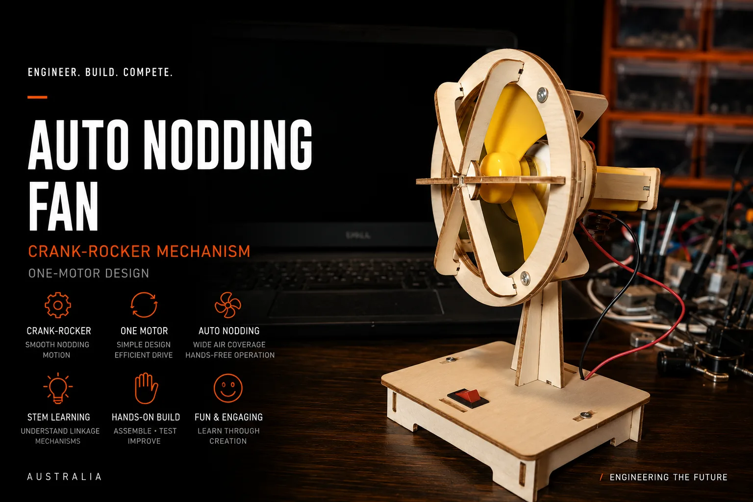 AUTO NODDING FAN